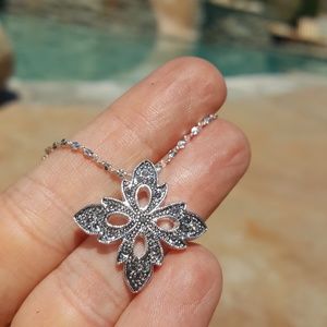 Nickel Free Rhodium Finished Swarovski Crystal